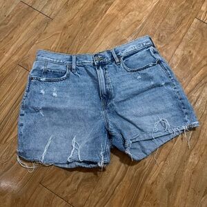 Distressed Denim Women Shorts
